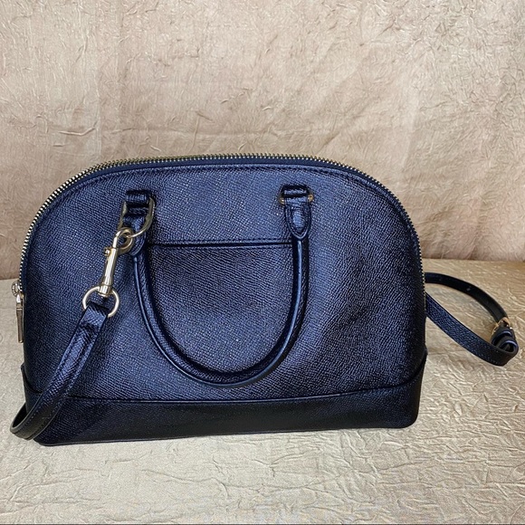 Black leather Authentic Coach Purse - Picture 2 of 2